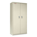 FireKing Storage Cabinet, 36w x 19 1/4d x 72h, UL Listed 350 Degree, Parchment
