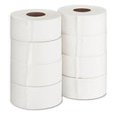 Georgia Pacific Jumbo Jr. Bath Tissue Roll, Septic Safe, 2-Ply, White, 3.5" x 1,000 ft, 8 Rolls/Carton