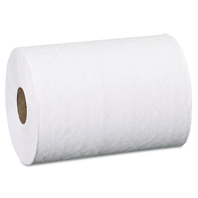 Georgia Pacific Pacific Blue Basic Nonperforated Paper Towels, 7.88" x 350 ft, White, 12 Rolls/Carton