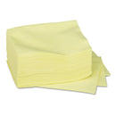 Brawny Dusting Cloths Quarterfold, 17 x 24, Yellow, 50/Pack, 4 Packs/Carton