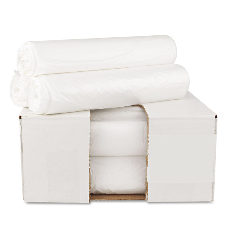 GEN High Density Can Liners, 10 gal, 6 microns, 24" x 23", Natural, 1,000/Carton