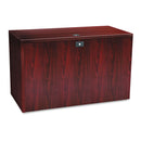 HON 10500 Series L Workstation Return, 3/4 Height Right Ped, 48w x 24d x 29.5h, Mahogany