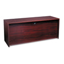HON 10500 Series 3/4-Height Right Pedestal Credenza, 72w x 24d x 29.5h, Mahogany