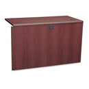 HON 10700 "L" Workstation Return, Left 3/4 Pedestal, 48w x 24d x 29.5h, Mahogany