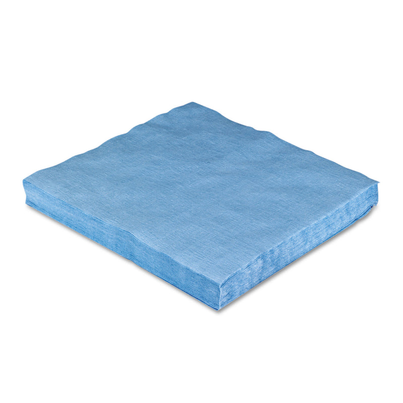 HOSPECO Sontara EC Engineered Cloths, 12 x 12, Blue, 100/Pack, 10 Packs/Carton