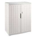 Iceberg Rough n Ready Storage Cabinet, Two-Shelf, 36 x 22 x 46, Platinum