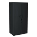 Iceberg Rough n Ready Storage Cabinet, Four-Shelf, 36 x 22 x 72, Black
