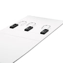 find It Gapless Loop Ring View Binder, 3 Rings, 4" Capacity, 11 x 8.5, White