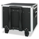 Vaultz Locking Mobile File Chest, Letter/Legal Files, 17.5" x 15.5" x 14.5", Black/Chrome