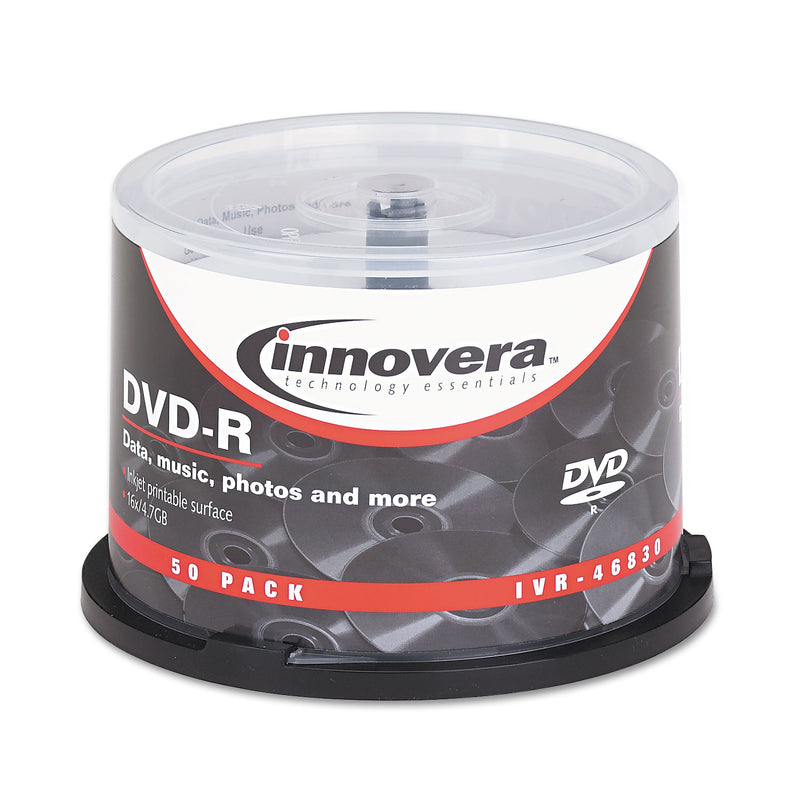 Dvd R Inkjet DVD-R Inkjet Printable Recordable Disc, 4.7 GB, 16x, Spindle, Matte ...