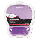 Innovera Mouse Pad with Gel Wrist Rest, 8.25 x 9.62, Purple