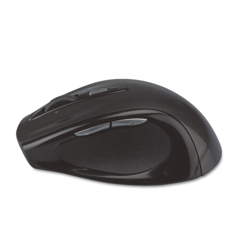 Innovera Wireless Optical Mouse with USB-A, 2.4 GHz Frequency/32 ft Wireless Range, Left/Right Hand Use, Gray/Black