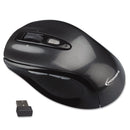 Innovera Wireless Optical Mouse with USB-A, 2.4 GHz Frequency/32 ft Wireless Range, Left/Right Hand Use, Gray/Black