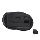 Innovera Wireless Optical Mouse with USB-A, 2.4 GHz Frequency/32 ft Wireless Range, Left/Right Hand Use, Gray/Black