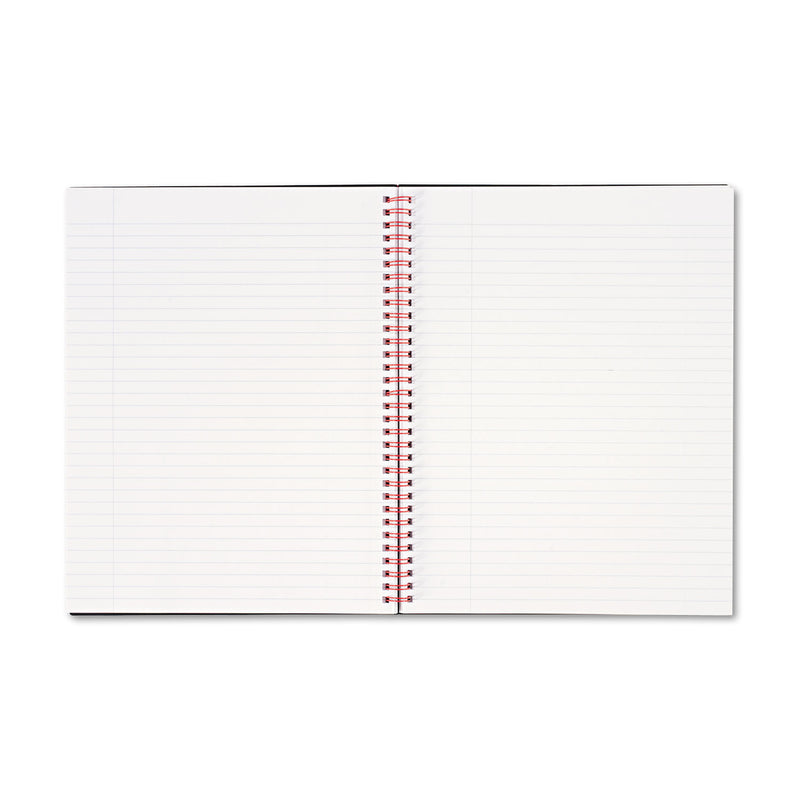 Black n' Red Flexible Cover Twinwire Notebook, SCRIBZEE Compatible, 1 Subject, Wide/Legal Rule, Black Cover, 11 x 8.5, 70 Sheets