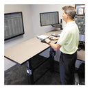 WorkFit-B Sit-Stand Base, Up to 88 lb, 42" x 26" x 32" to 51.5", Black