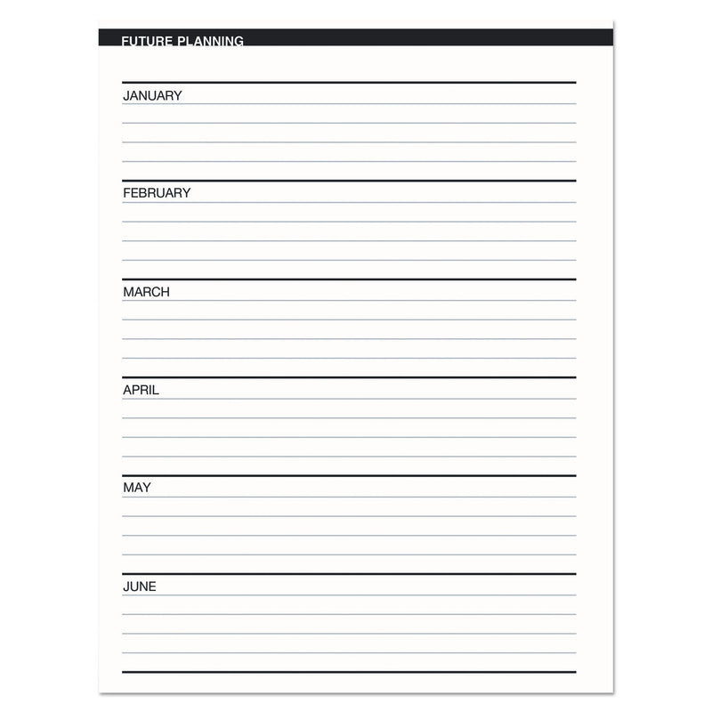 House of Doolittle Recycled Two Year Monthly Planner with Expense Logs, 8.75 x 6.88, Black Cover, 24-Month (Jan to Dec): 2023 to 2024