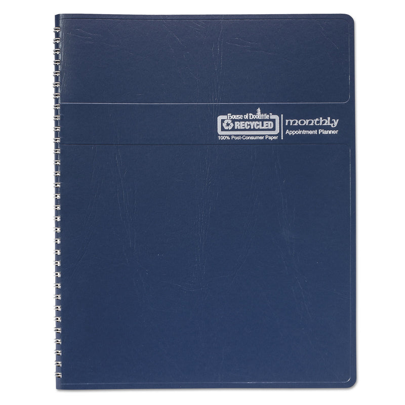 House of Doolittle 14-Month Recycled Ruled Monthly Planner, 11 x 8.5, Blue Cover, 14-Month (Dec to Jan): 2022 to 2024