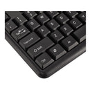 Innovera Slimline Keyboard and Mouse, USB 2.0, Black