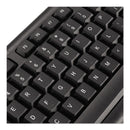 Innovera Slimline Keyboard, USB, Black