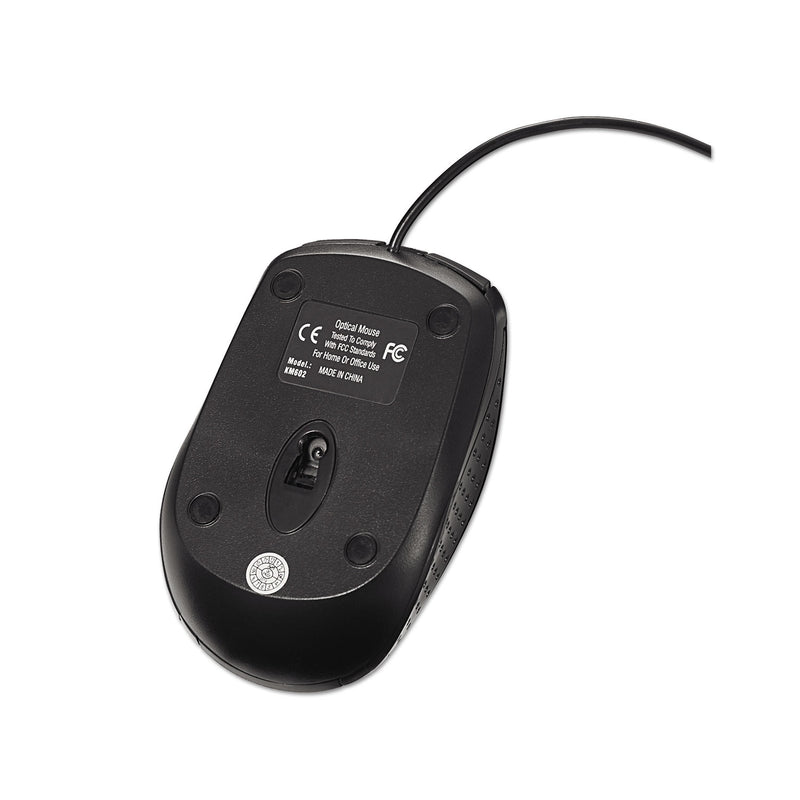 Innovera Slimline Keyboard and Mouse, USB 2.0, Black