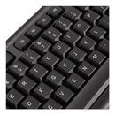 Innovera Slimline Keyboard and Mouse, USB 2.0, Black