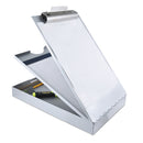 Saunders Cruiser Mate Aluminum Storage Clipboard, 1.5" Clip Capacity, Holds 8.5 x 11 Sheets, Silver