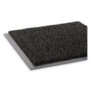 Crown Dust-Star Microfiber Wiper Mat, 48 x 72, Charcoal