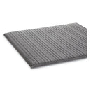 Crown Ribbed Anti-Fatigue Mat, Vinyl, 36 x 60, Gray