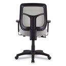 Eurotech Apollo Mid-Back Mesh Chair, 18.1" to 21.7" Seat Height, Silver Seat, Silver Back, Black Base