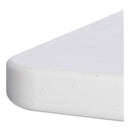 Alera Resin Rectangular Folding Table, Square Edge, 96w x 30d x 29h, Platinum