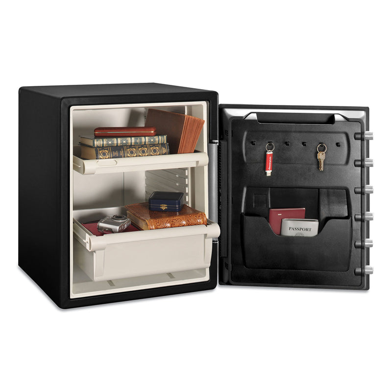 Sentry Fire-Safe with Combination Access, 2 cu ft, 18.6w x 19.3d x 23.8h, Black