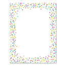 Astrodesigns Pre-Printed Paper, 28 lb Bond Weight, 8.5 x 11, Watercolor Dots, 100/Pack