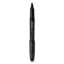Universal Pen-Style Permanent Marker, Fine Bullet Tip, Black, Dozen