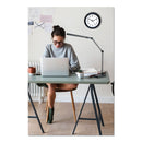 Alera Adjustable LED Desk Lamp, 3.25"w x 6"d x 21.5"h, Black