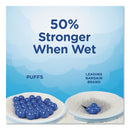 Puffs White Facial Tissue, 2-Ply, White, 180 Sheets/Box, 3 Boxes/Pack, 8 Packs/Carton