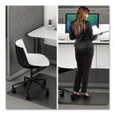 deflecto Ergonomic Sit Stand Mat, 53 x 45, Black