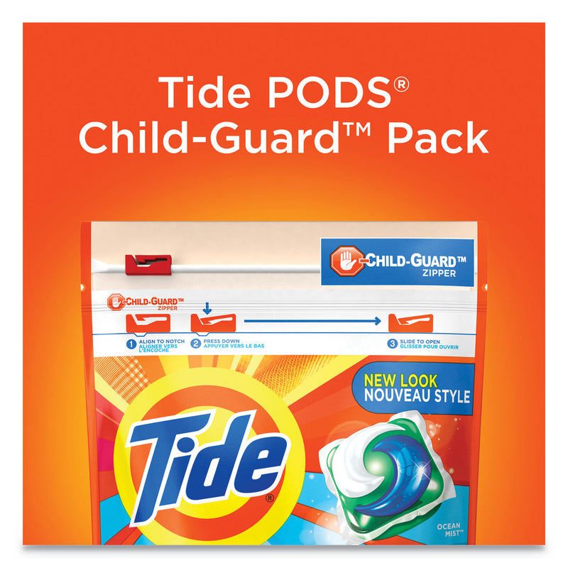 Tide Pods, Laundry Detergent, Clean Breeze, 35/Pack, 4 Pack/Carton