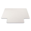 deflecto RollaMat Frequent Use Chair Mat, Med Pile Carpet, Flat, 36 x 48, Lipped, Clear
