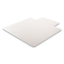 deflecto RollaMat Frequent Use Chair Mat, Med Pile Carpet, Flat, 36 x 48, Lipped, Clear