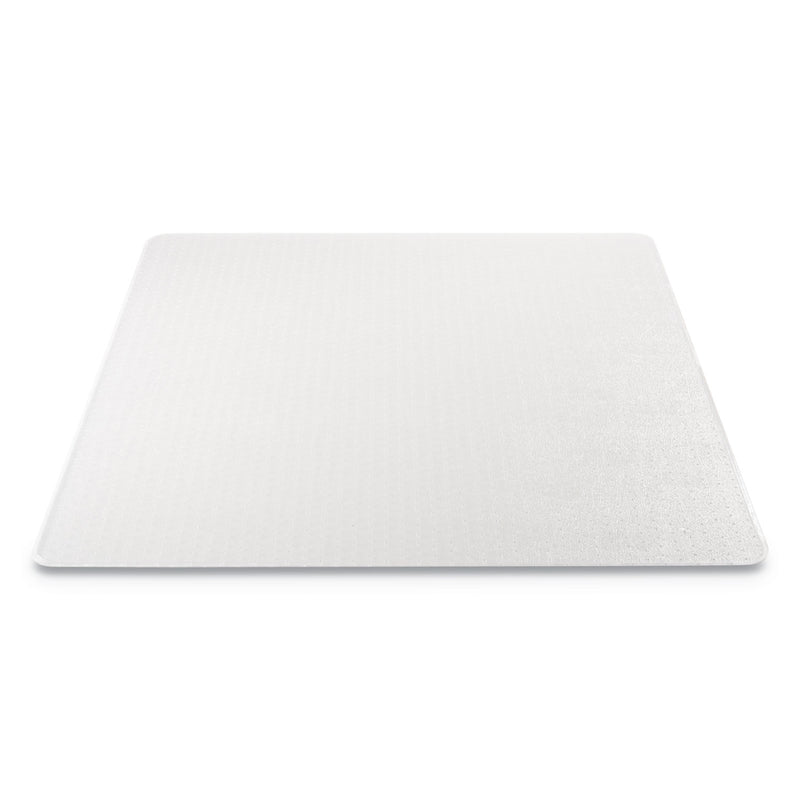 deflecto EconoMat Occasional Use Chair Mat for Low Pile Carpet, 45 x 53, Rectangular, Clear