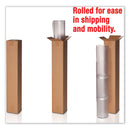 deflecto EconoMat Occasional Use Chair Mat for Low Pile Carpet, 45 x 53, Rectangular, Clear