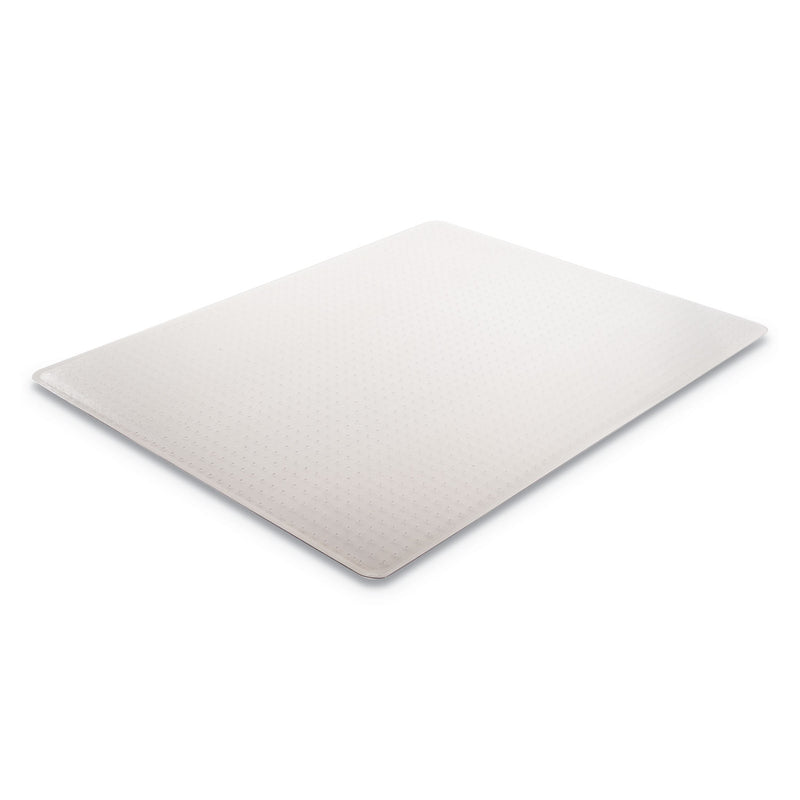 deflecto EconoMat Occasional Use Chair Mat for Low Pile Carpet, 45 x 53, Rectangular, Clear