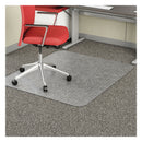 deflecto EconoMat Occasional Use Chair Mat, Low Pile Carpet, Roll, 46 x 60, Rectangle, Clear