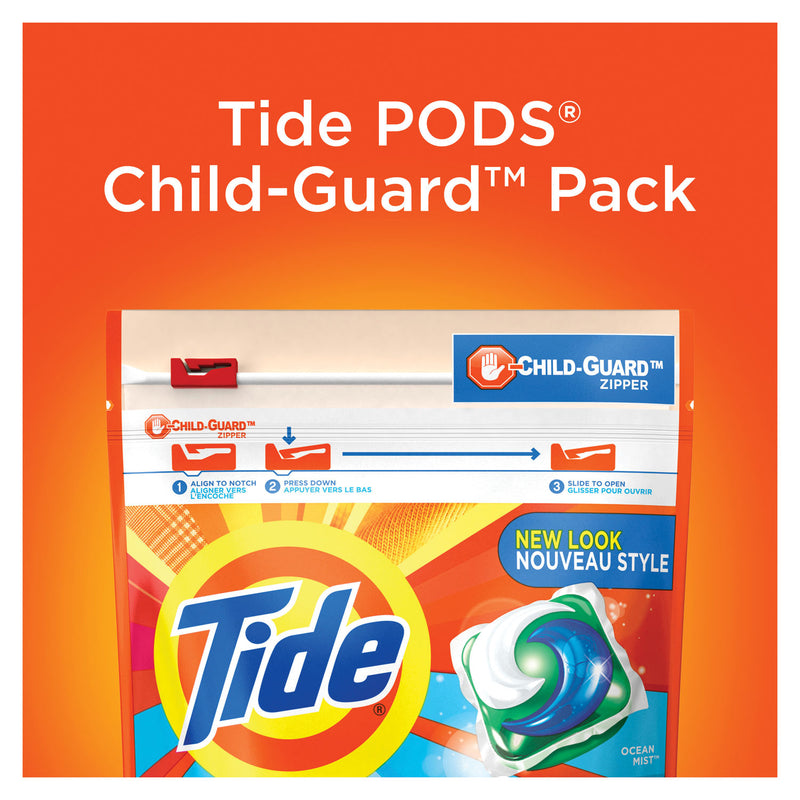 Tide Pods, Laundry Detergent, Clean Breeze, 35/Pack
