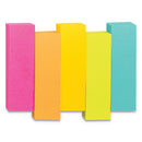 Post-it Page Flag Markers, Assorted Brights, 100 Flags/Pad, 5 Pads/Pack