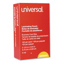 Universal Laminating Pouches, 5 mil, 3.75" x 2.25", Matte Clear, 100/Box