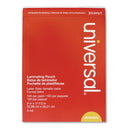 Universal Laminating Pouches, 3 mil, 9" x 11.5", Matte Clear, 100/Box