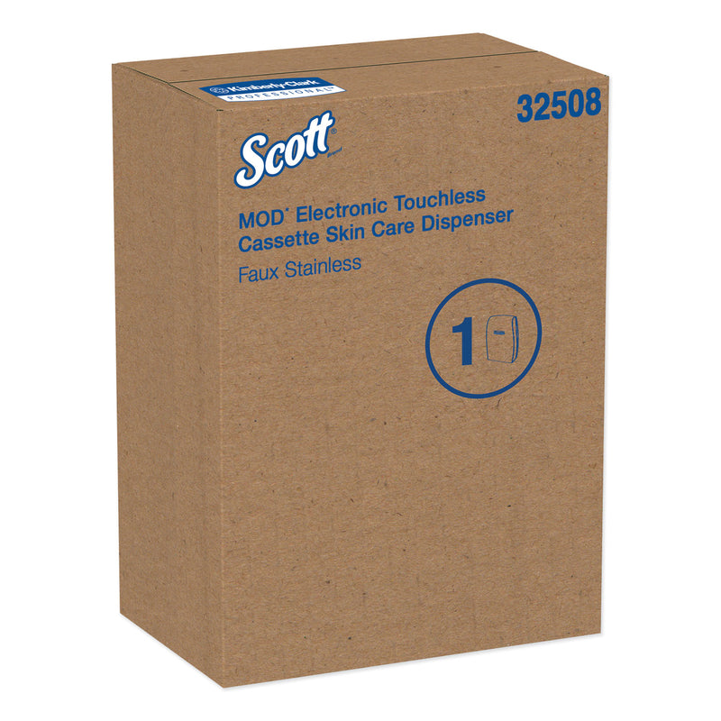 Scott Electronic Skin Care Dispenser, 1,200 mL, 7.3 x 4 x 11.7 Brushed Metallic