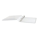 Universal Deluxe Round Ring View Binder, 3 Rings, 1.5" Capacity, 11 x 8.5, White